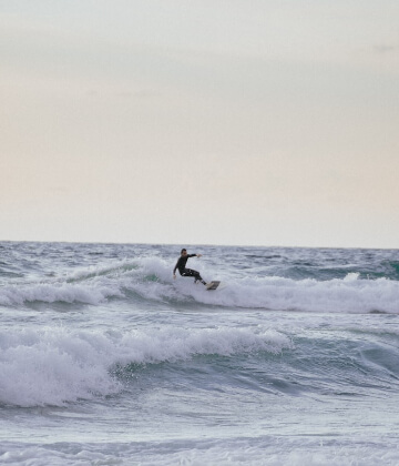 Surfer in Hossegor, France