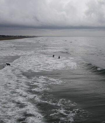 Marina di Pietrasanta surf spot, Lucca, Italy