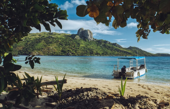 Beach in Kuata, Fiji