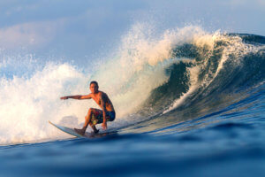 A-surfer-riding-a-huge-wave