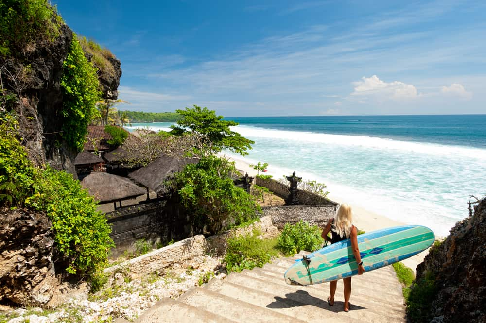 Bali is the best place to learn how to surf in Asia