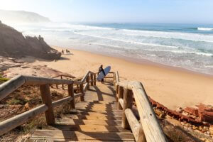 Beach-and-surfer-spot-in-Portugal.