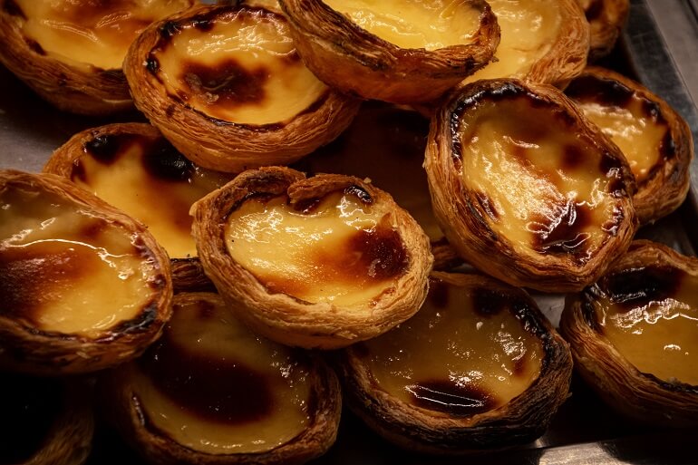 Custard tarts (as known as Pastéis de Nata) a classic and delicious sweet