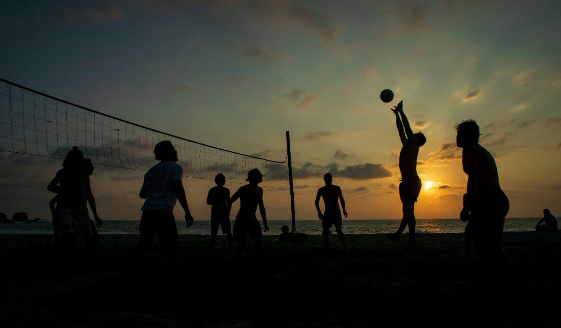 volleyball at the surfcamp