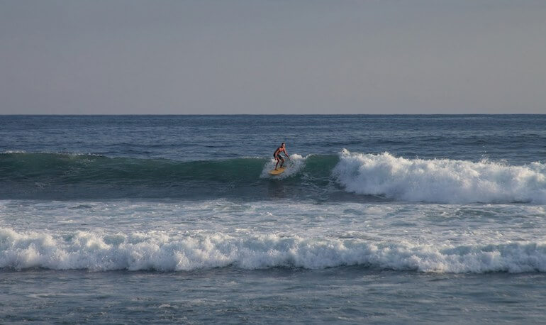 Surf break in El Salvador 