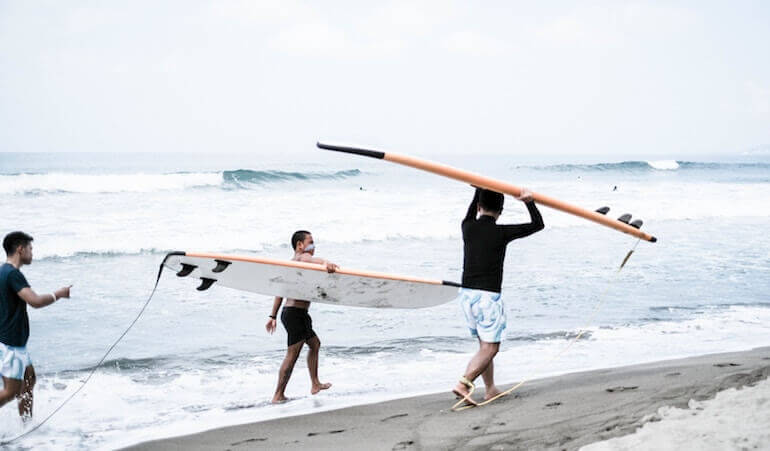 A surf lesson 