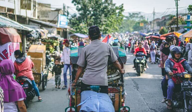 Street in Indonesia 