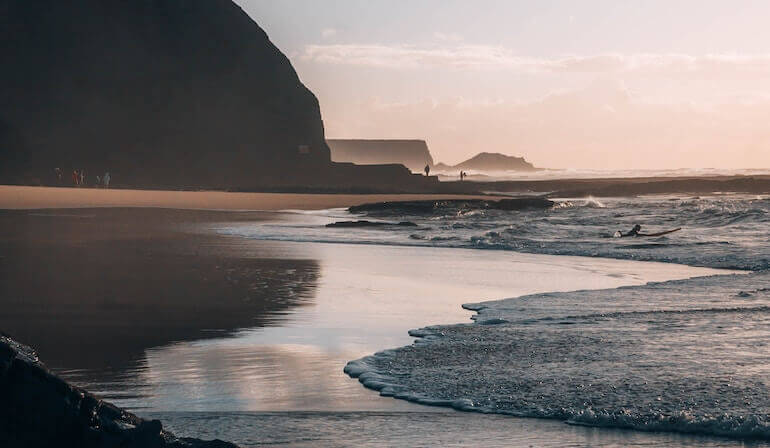 Surf beach in Portugal 