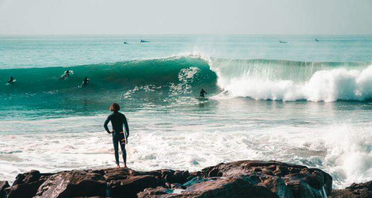 Anchor point, famous surf spot in Taghazout