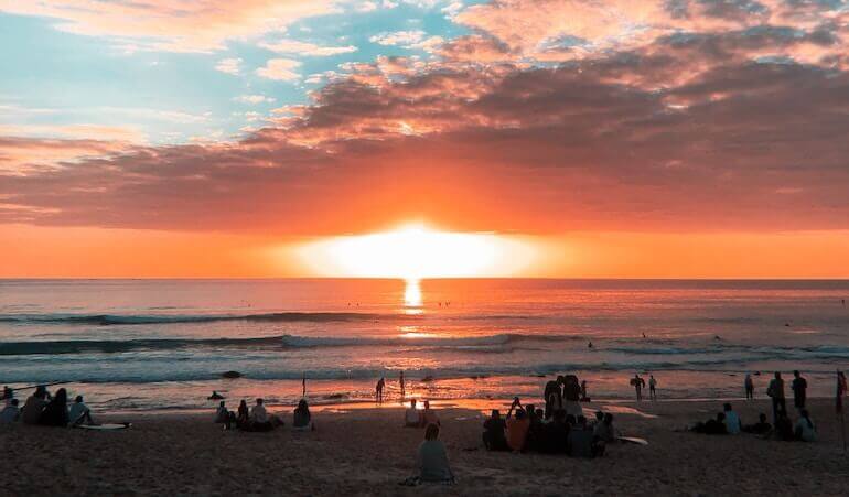 Sunset at Kuta, Bali