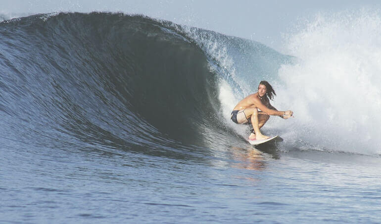 A perfect wave in the Philippines 