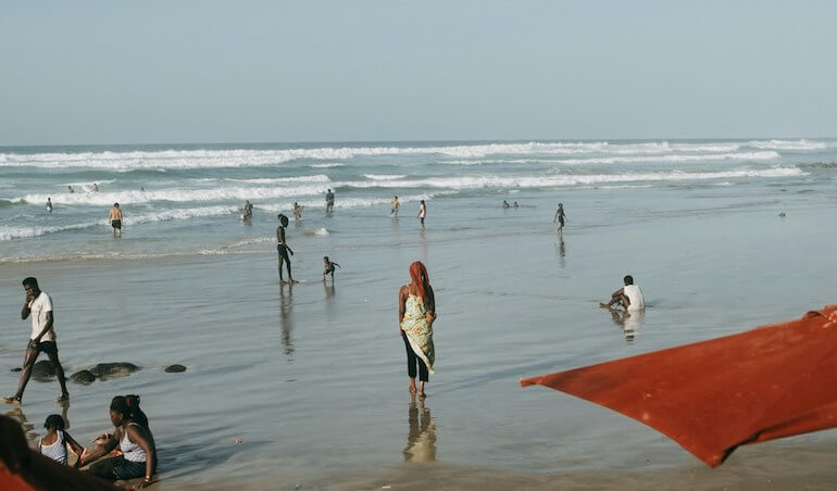 Beach in Dakar 