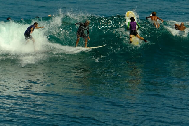 Surfer in Ulwatu, Bali