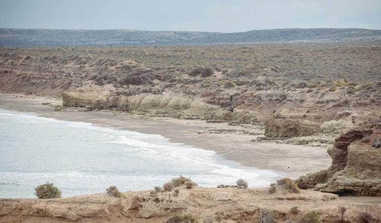 Coastal landscape in Namibia 