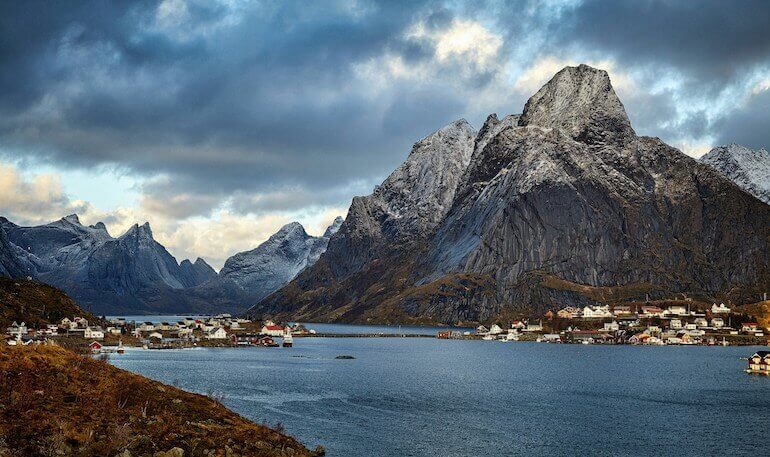 Coastal town in Norway