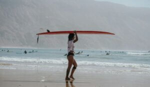 woman surfer